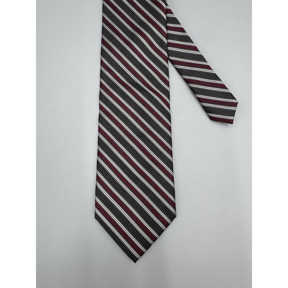 Knightsbridge Multicolored Men’s Striped Necktie Tie Polyester 57” Total Length